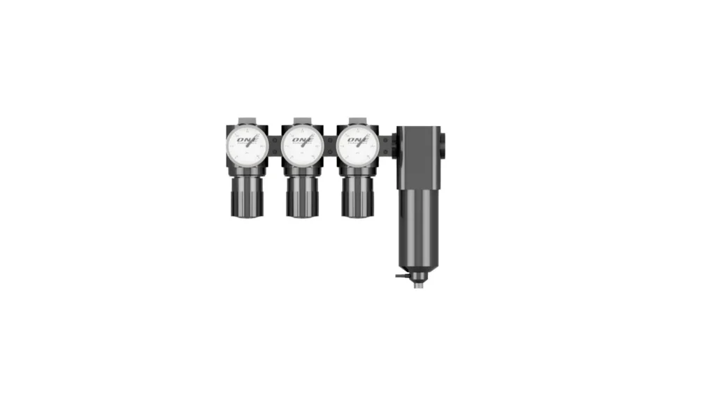 3 Air Regulators with Water Separator
