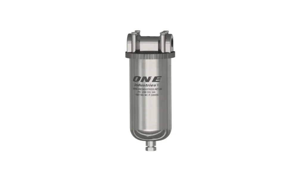Stainless Steel Water Filter with 149 Micron filter, 250 design pressure