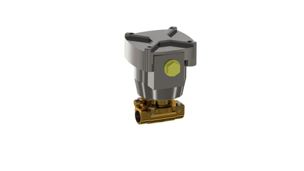 1/2″ Water Control Solenoid 24 Volt DC Flame Proof with Manual Overide